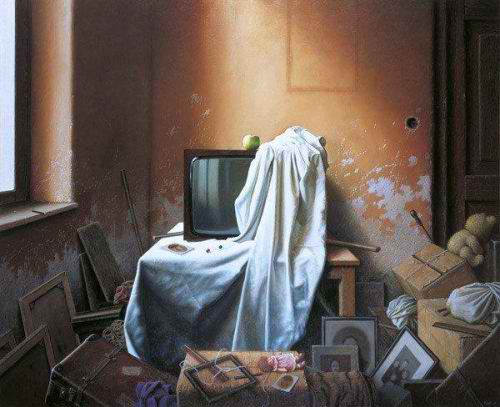 فوتورئالیسم نوستالژی / «نگاهی به چند اثر از واحد خاکدان »