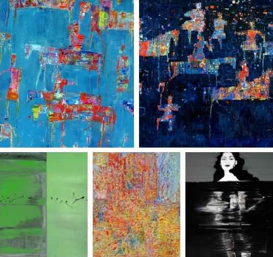 نقاشیهای رضا درخشانی