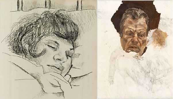 نمایش سلف‌پرتره‌ی تازه کشف شده و چند طراحی از لوسین فروید در گالری ملی پرتره