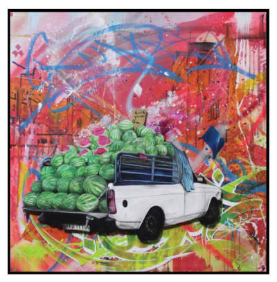 گذر خاموش نمایشگاه گرافیتی در گالری سیحون 2