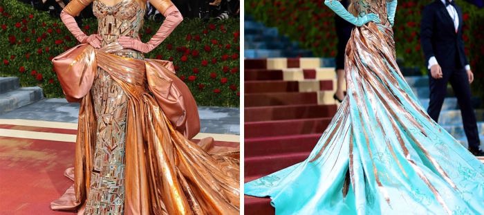 لباس ورساچه بلیک لایولی در مت گالا ۲۰۲۲